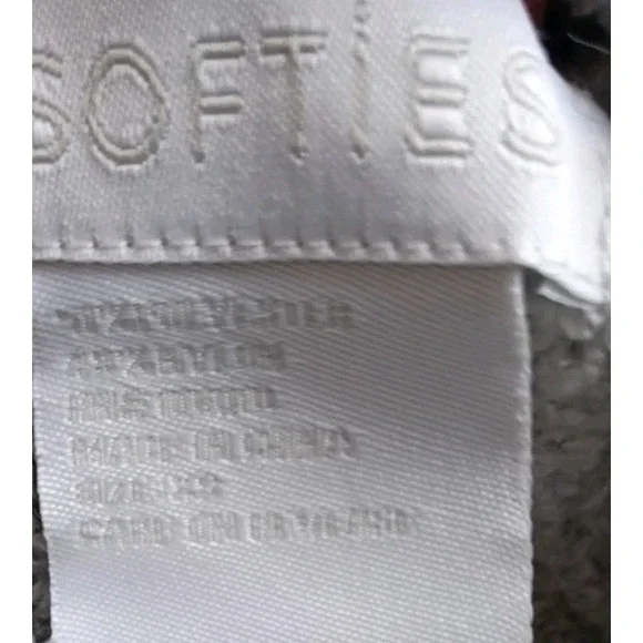 Softies Slouch Turtleneck Lounger Dress Marshmallow Gray Chenille‎ XS Oversized - Picture 7 of 7